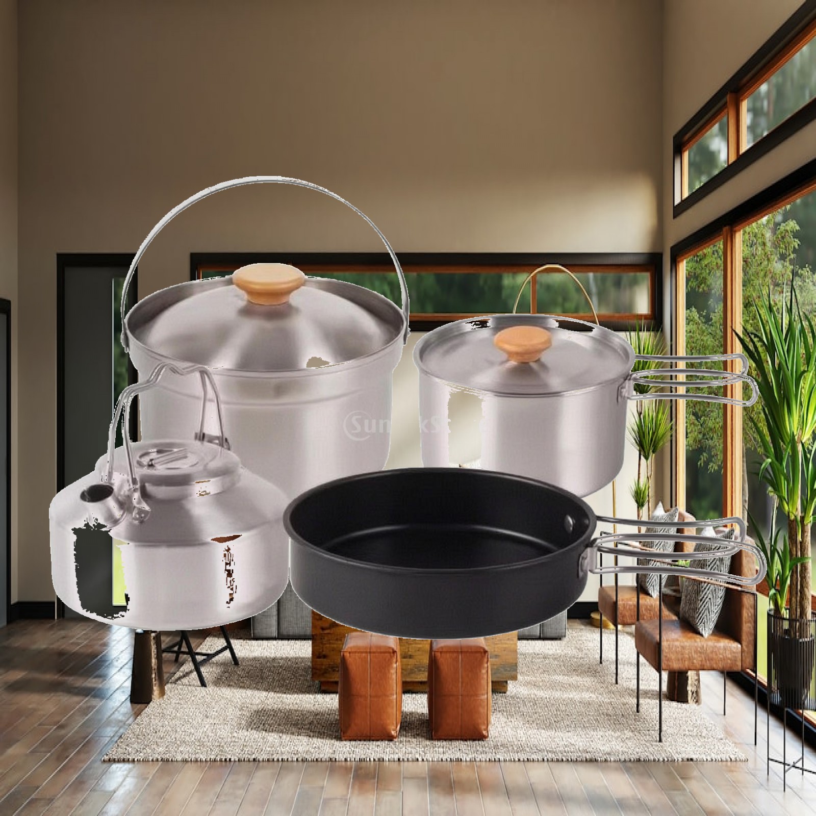 Camping Cooking Mess Kit - Ensemble de cuisine de camping en