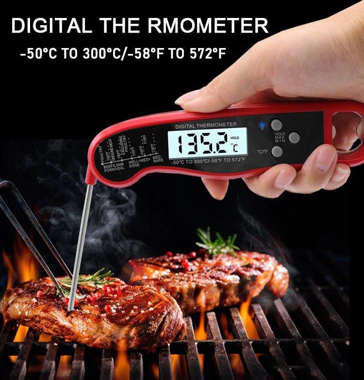 Meat Thermometer Camp - Thermomètre de Camping étanche, lecture instantanée