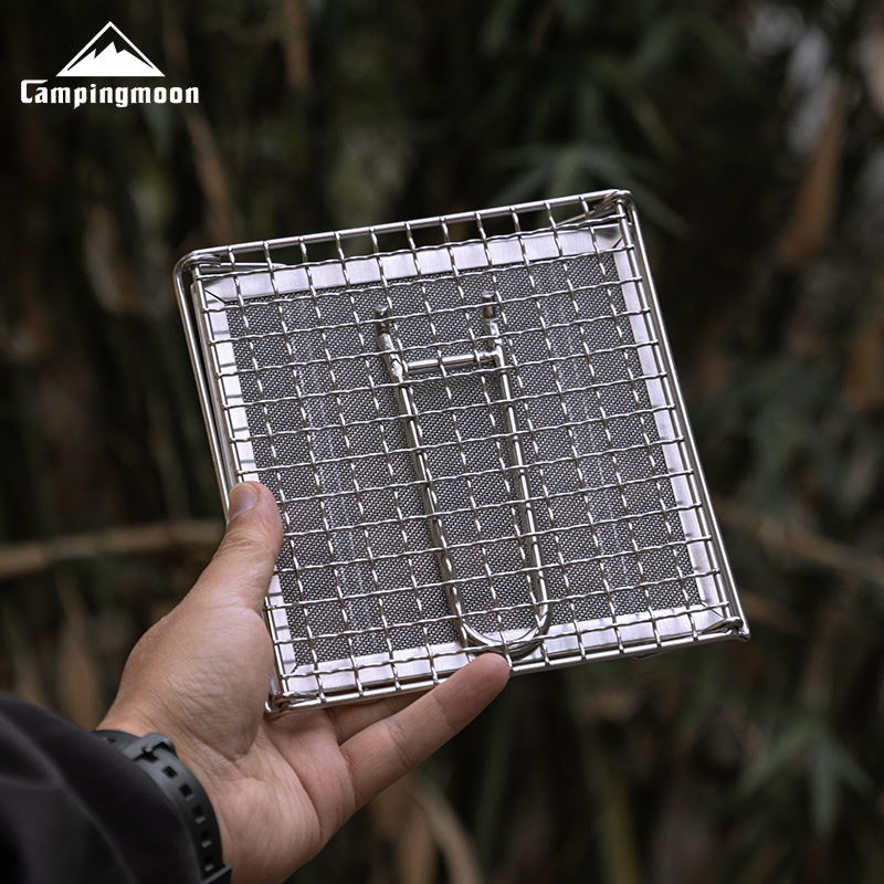 Camping Cooking Fuel - CAMPINGMOON Grille de cuisson pliable en