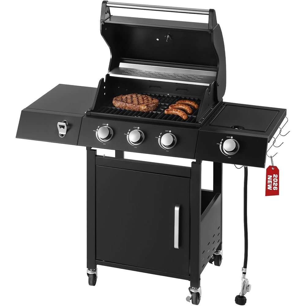 Camping Cooking Top - Barbecue au gaz propane à 3