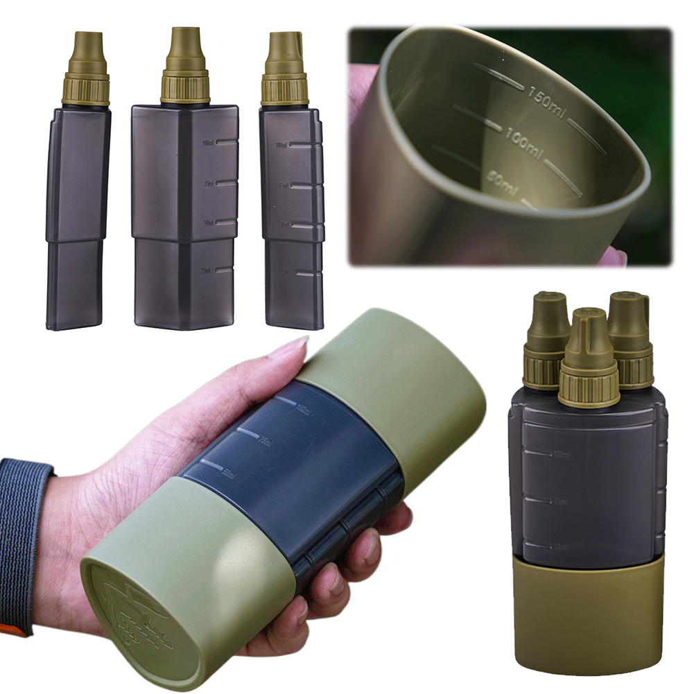 Camping Cooking Unit - Bouteille distributrice d'assaisonnement 3 en 1