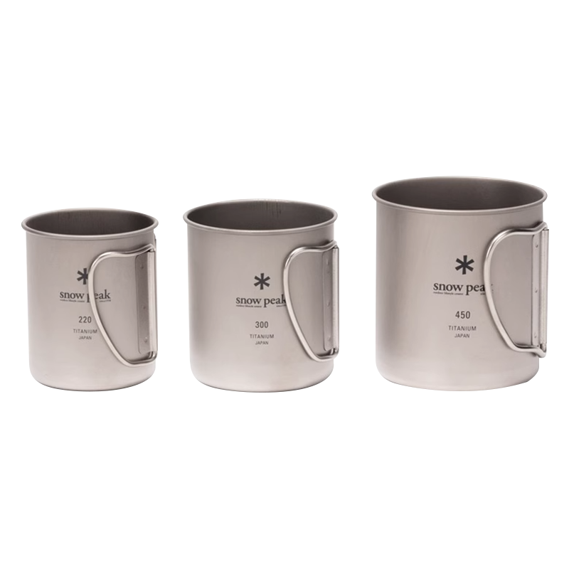 Camping Cooking Cup - Tasse en titane Snow Peak avec