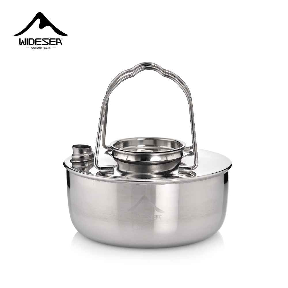 Camping Cooking Unit - ESEA-Bouilloire portable en acier inoxydable SS304,