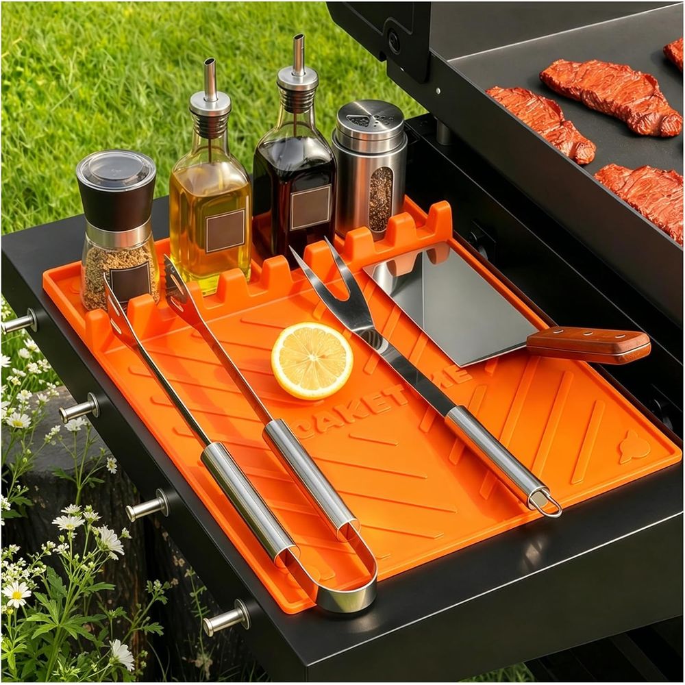 Camping Cooking Grill - Tapis de cuisson en silicone ou