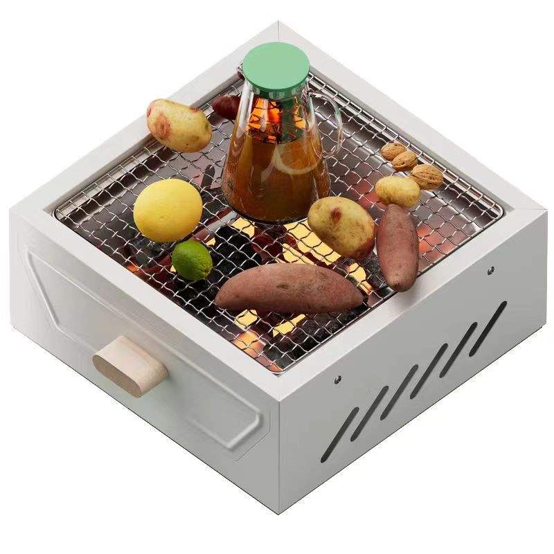 Camping Cooking Grill - Barbecue portable de camping au charbon