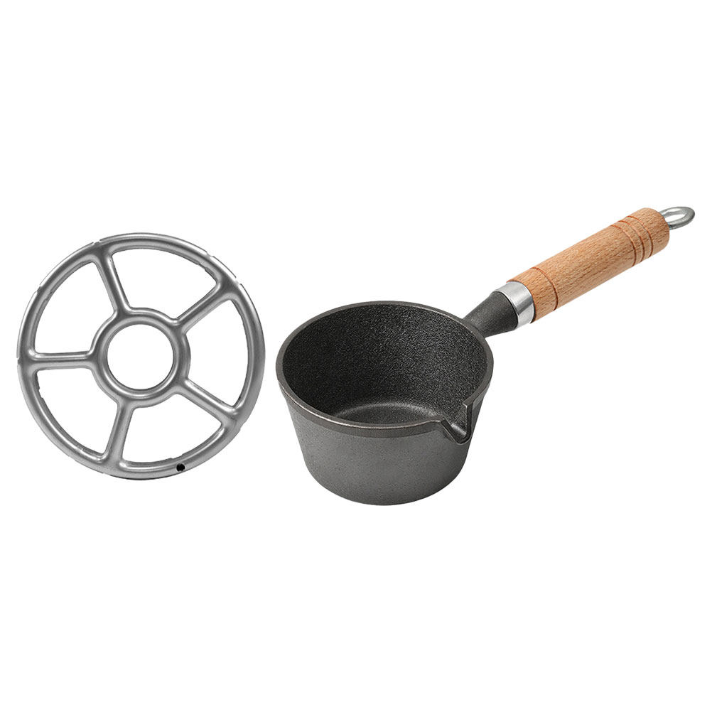 Mini poêle à œufs en fonte pou - Camping Cooking Top avis et prix