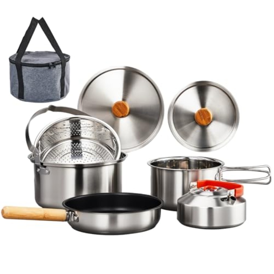 Ensemble de cuisine de camping - Camping Cooking Mess Kit avis et prix