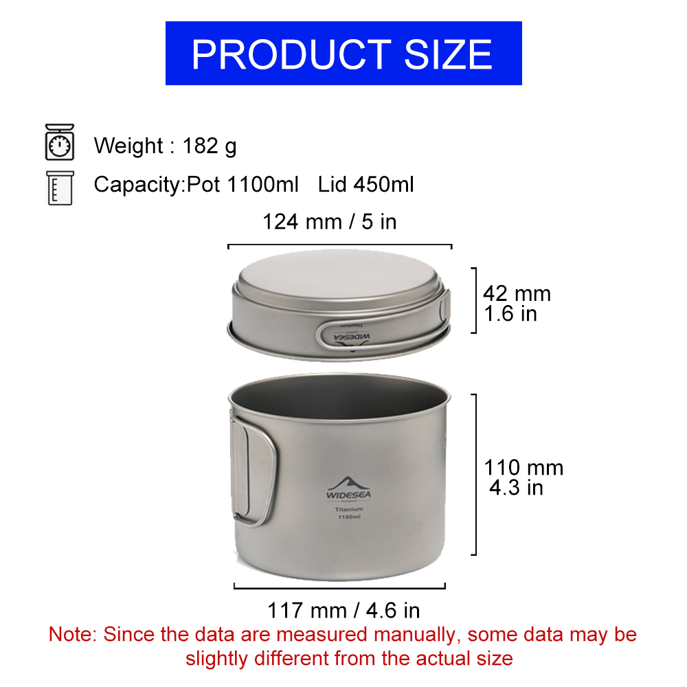 Widesea – pot de camping ultra - Camping Cooking Cup avis et prix