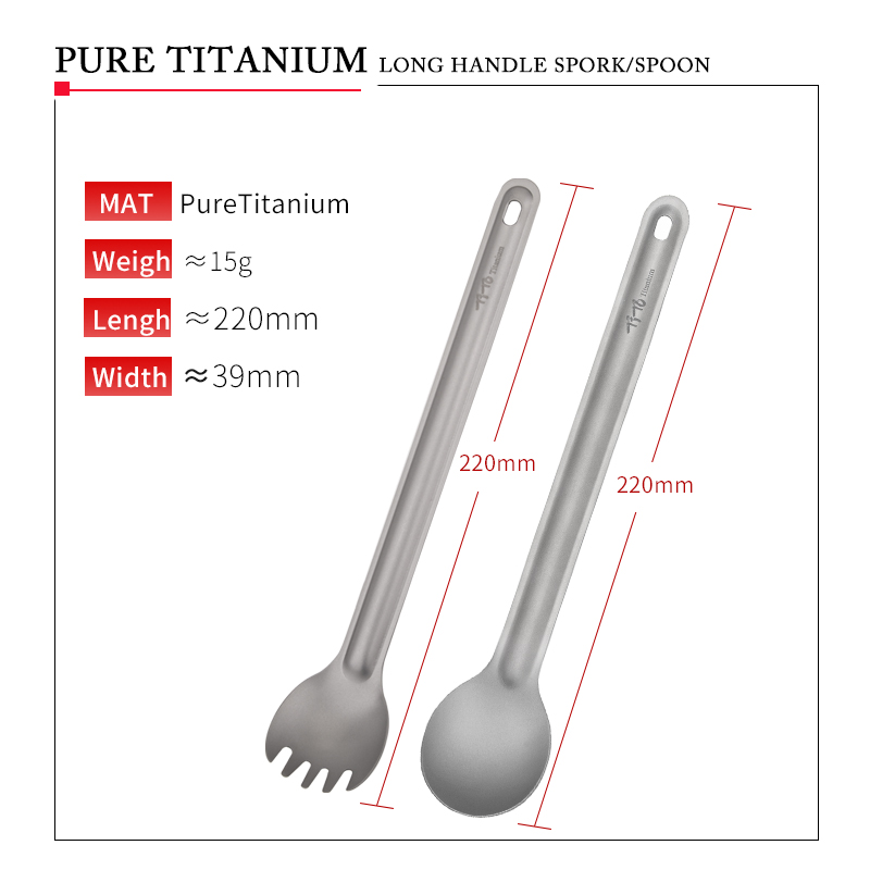 TiTo – cuillère Spork en titan - Camping Cooking Basket avis et prix