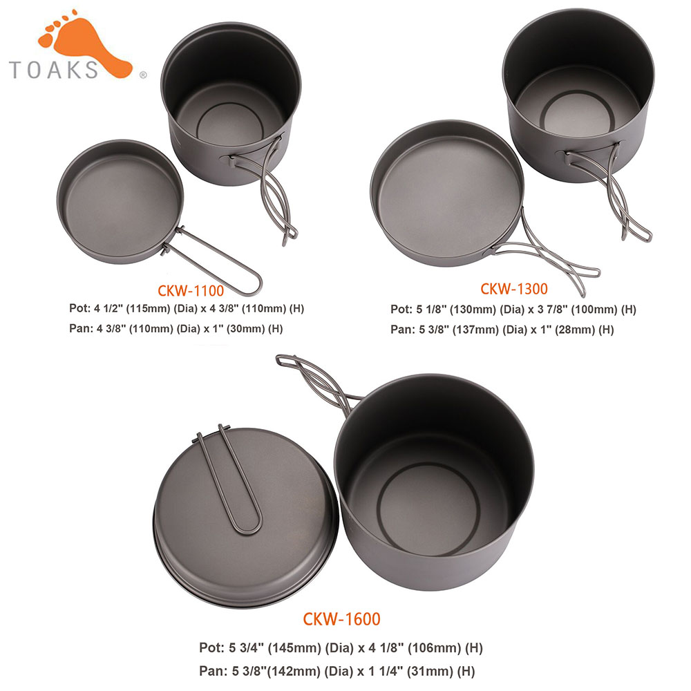 TOAKS-Ensemble d'ustensiles de - Camping Cooking Basket avis et prix