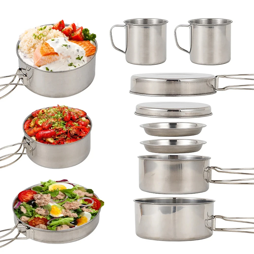 8 pièces/ensemble ustensiles d - Campfire Cooking Anime avis et prix