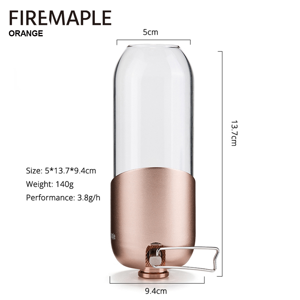 Lanterne à gaz orange en érabl - Camping Cooking Fuel avis et prix