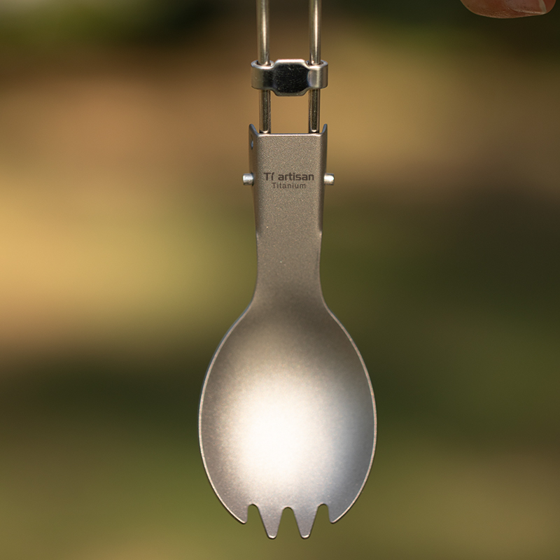 Cuillère-fourchette en titane  - Camping Cooking Cup avis et prix