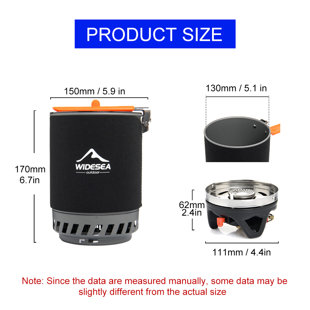 Widesea – système de cuisine d - Camping Cooking Pot avis et prix