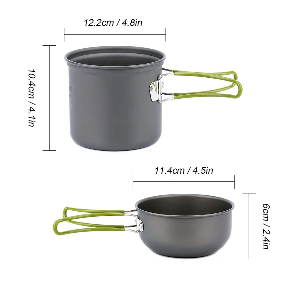 Ustensiles de cuisine de Campi - Camping Cooking Mess Kit avis et prix