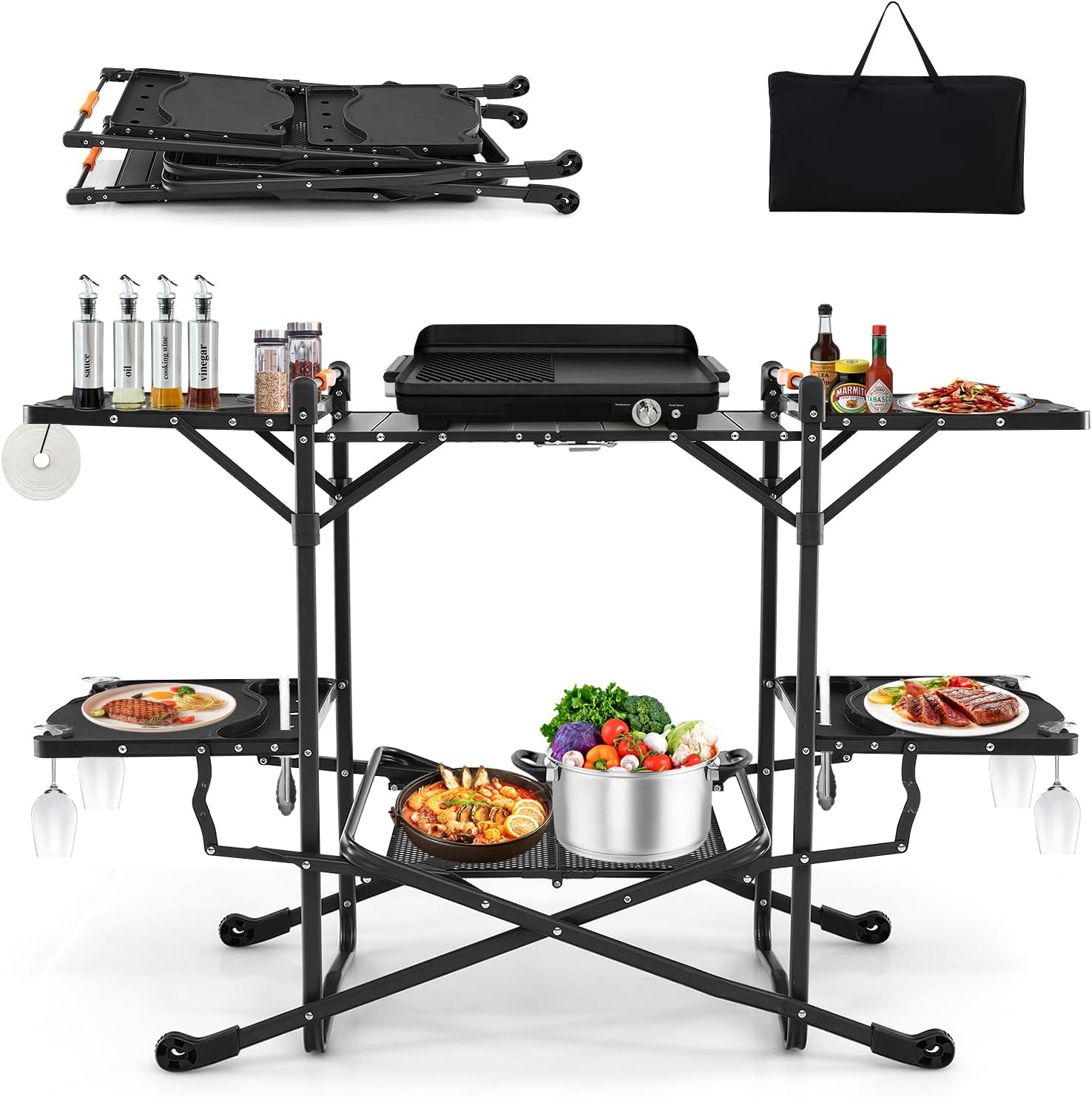 Table de cuisson pliante porta - Camping Cooking Top avis et prix