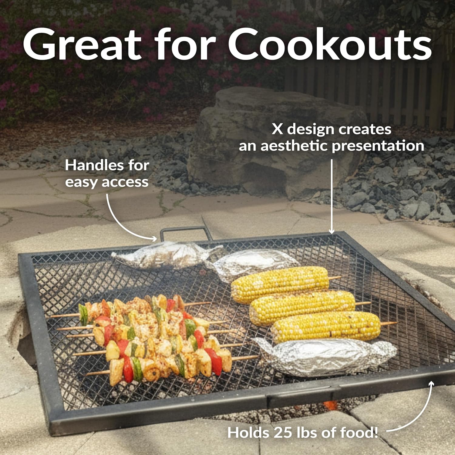 Grille de barbecue carrée en a - Camping Cooking Grill avis et prix