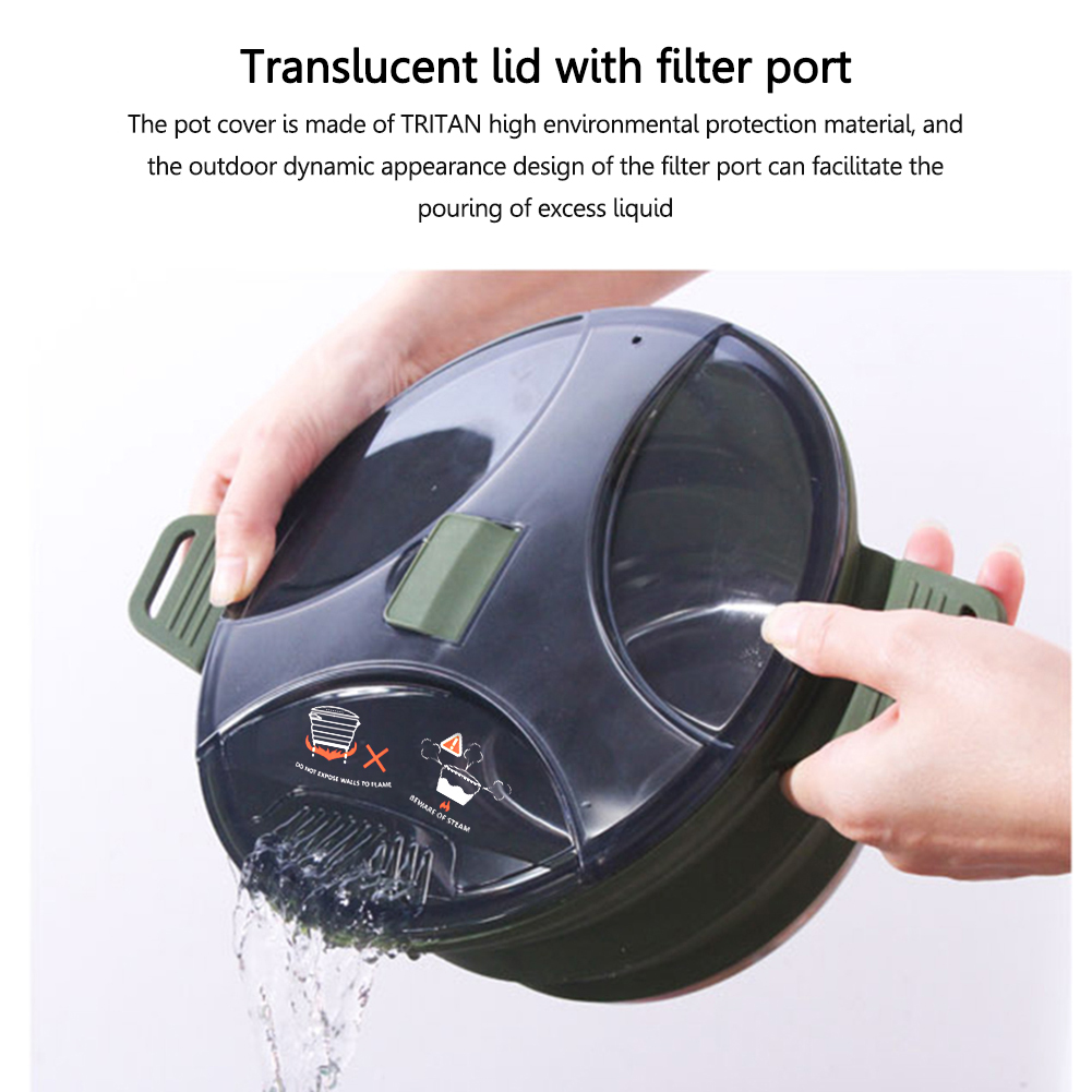 Bouilloire pliante en silicone - Camping Cooking Cup avis et prix