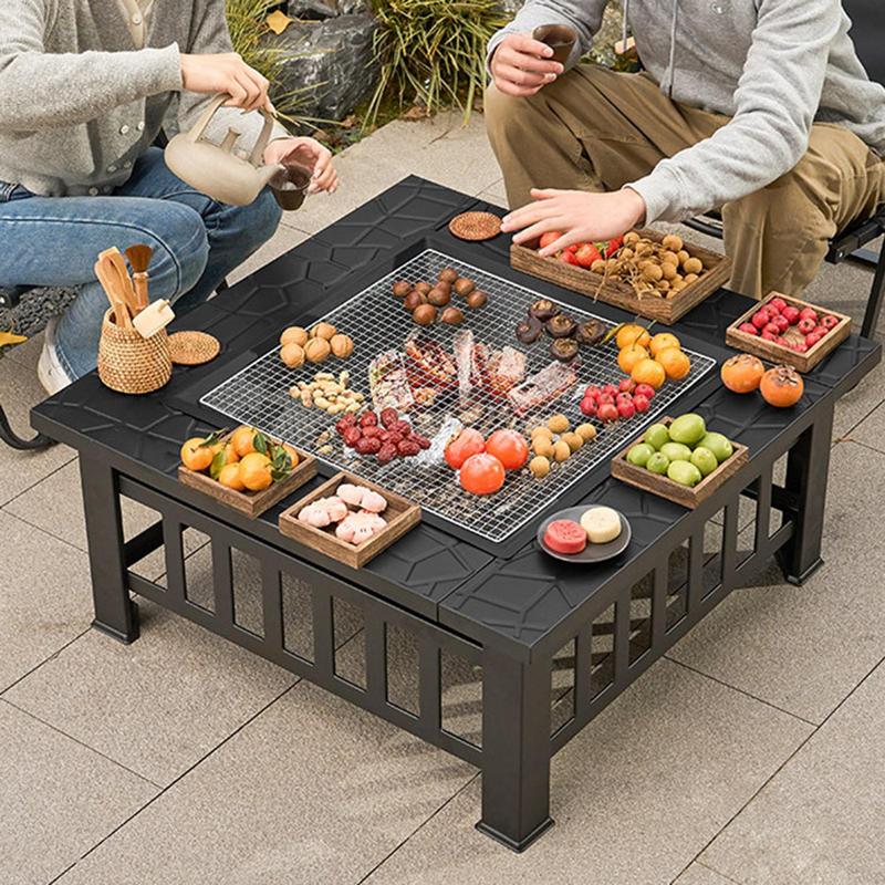 Poêle à bois carré pour campin - Camping Cooking Wood Stove avis et prix
