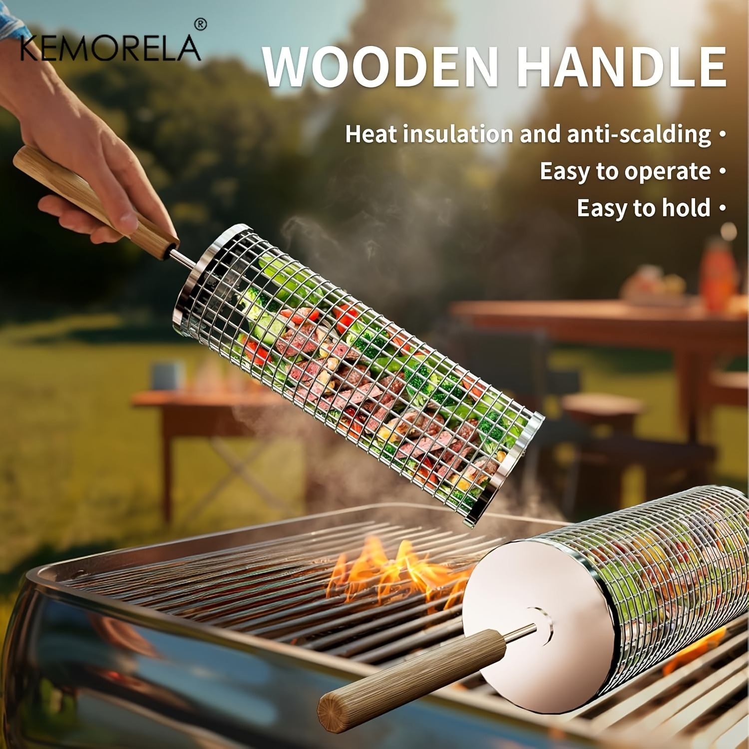 Ensemble de paniers de barbecu - Camping Cooking Basket avis et prix