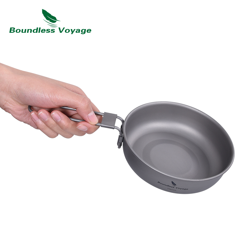 Poêle à frire en titane ultral - Camping Cooking Pot avis et prix