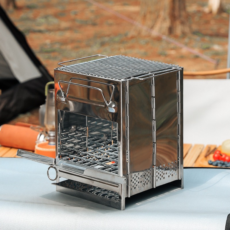 Réchaud de camping pliable ult - Camping Cooking Wood Stove avis et prix