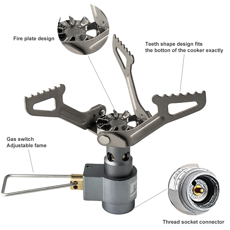 BRS-Réchaud à gaz extérieur Mi - Camping Cooking Wood Stove avis et prix