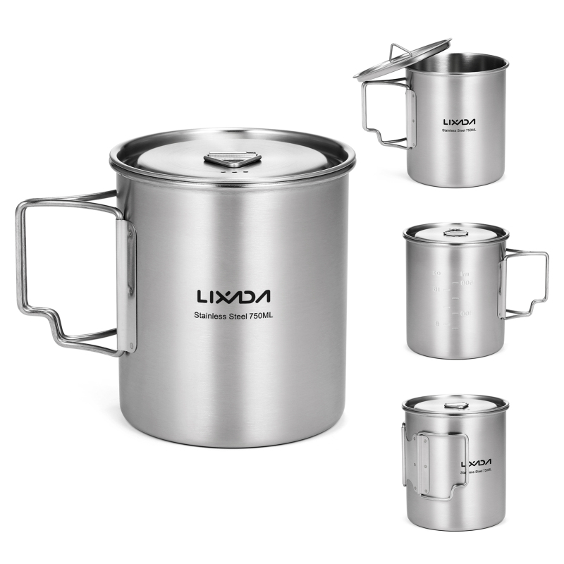 VEXADA-Tasse à eau en acier in - Camping Cooking Cup avis et prix