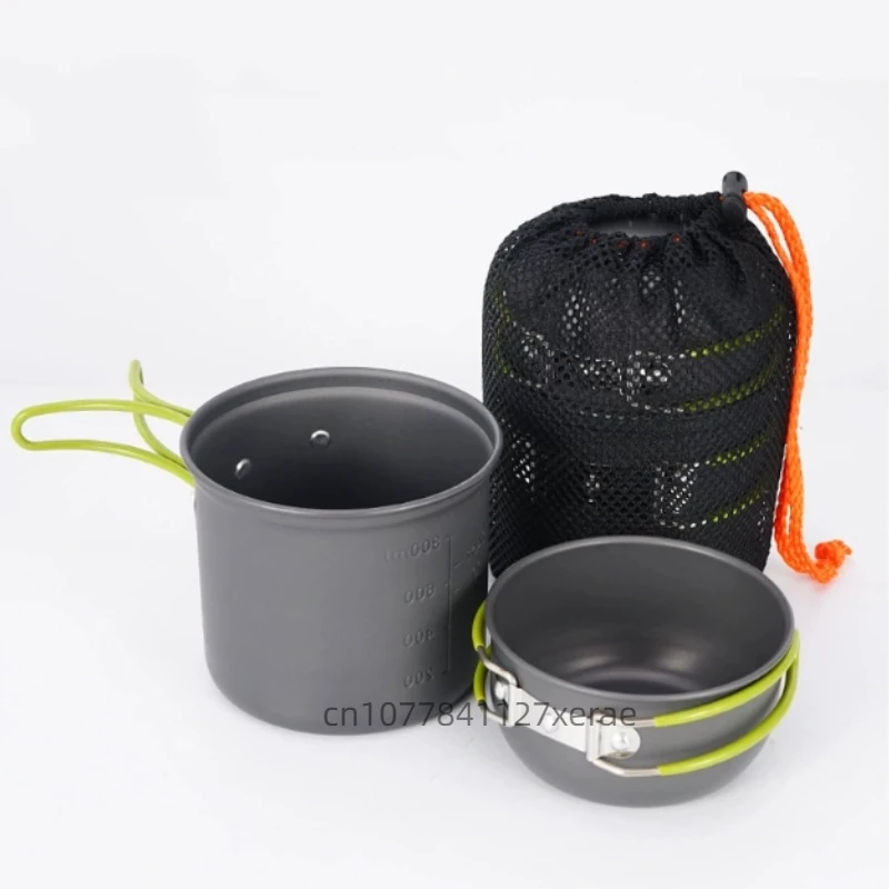 Bol et Pot pliants portables e - Camping Cooking Mess Kit avis et prix