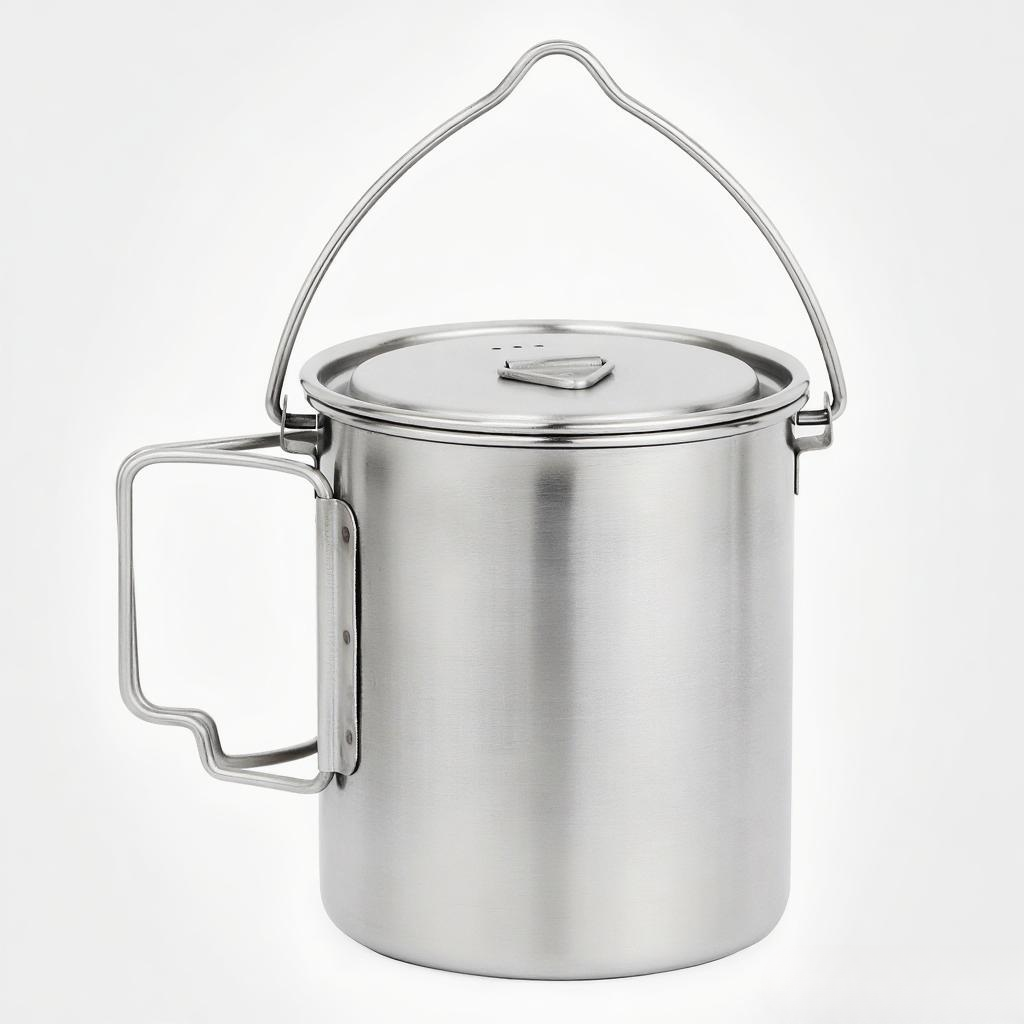 Pot en acier inoxydable de 750 - Camping Cooking Cup avis et prix