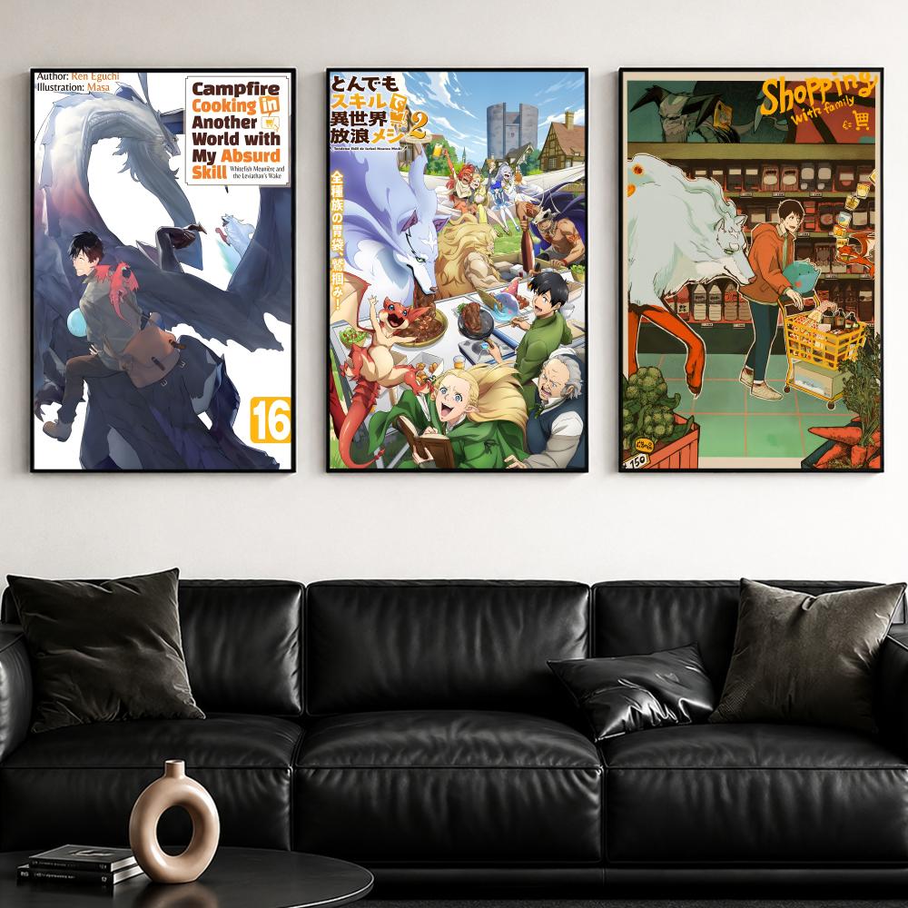Affiche autocollante « Isekai  - Campfire Cooking With My Absurd Skill avis et prix