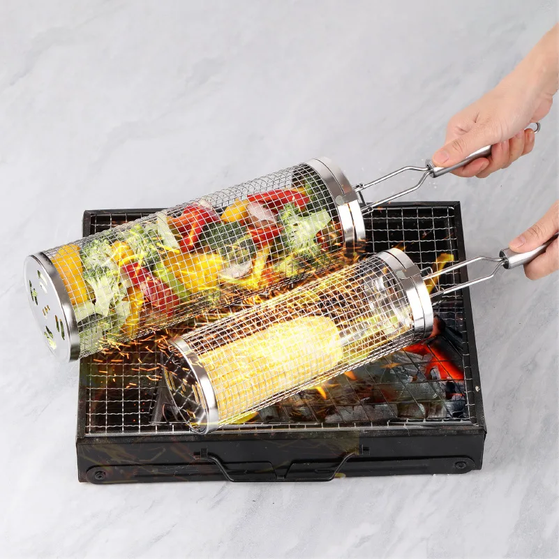 Panier de cuisson roulant en a - Camping Cooking Basket avis et prix