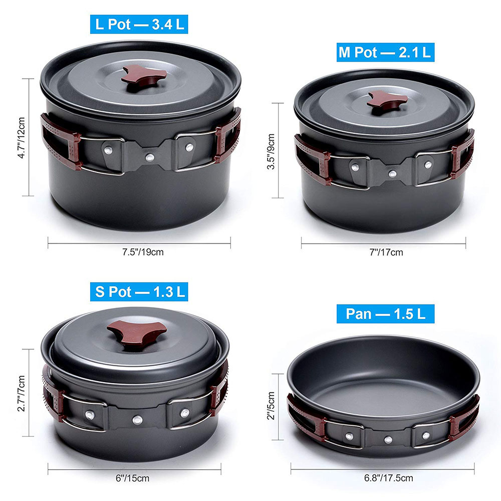 Kit de batterie de cuisine de  - Campfire Cooking Anime avis et prix