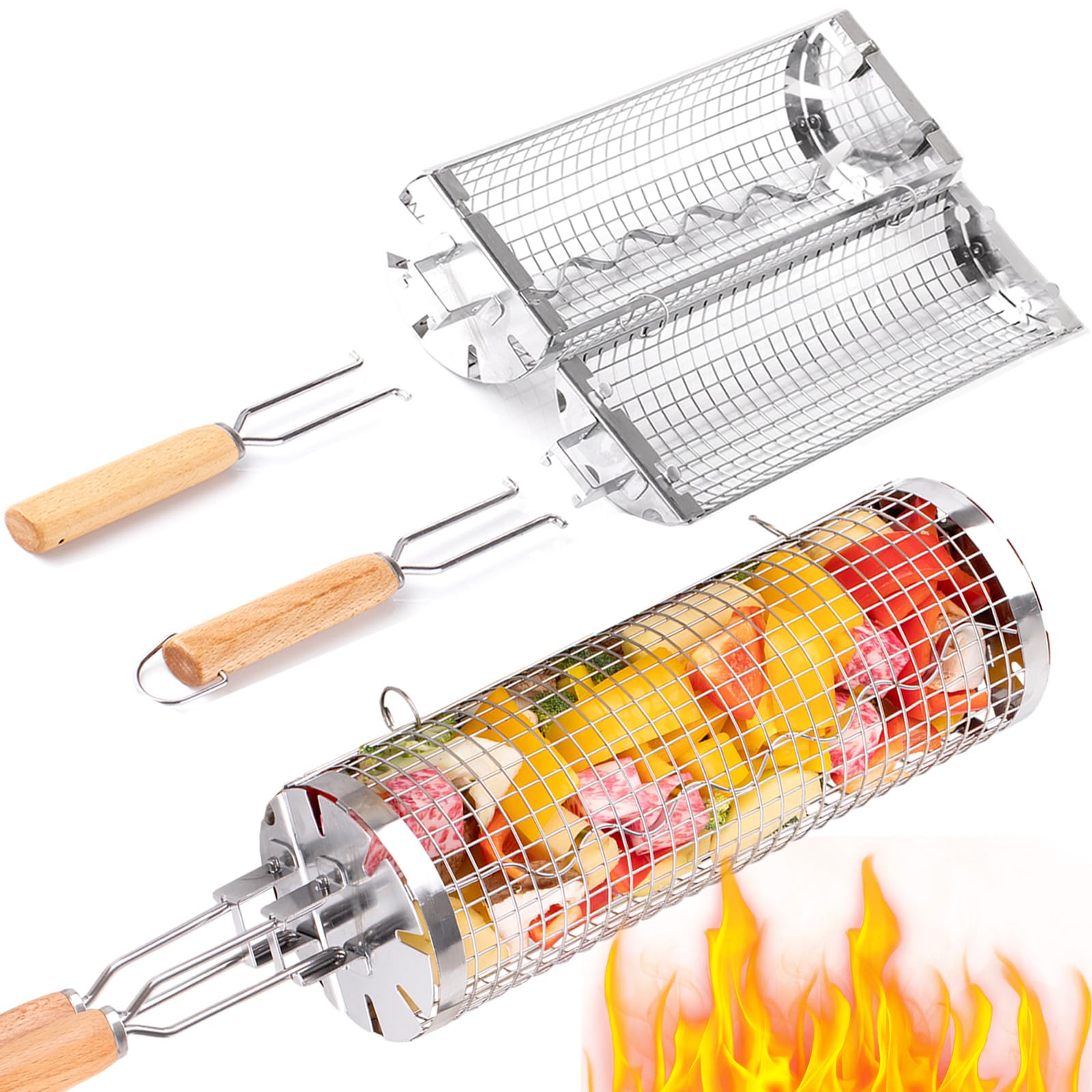BUYYES – panier à gril roulant - Camping Cooking Basket avis et prix