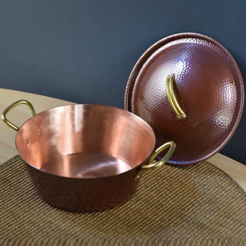 Marmite en cuivre Vintage fabr - Camping Cooking Pot avis et prix